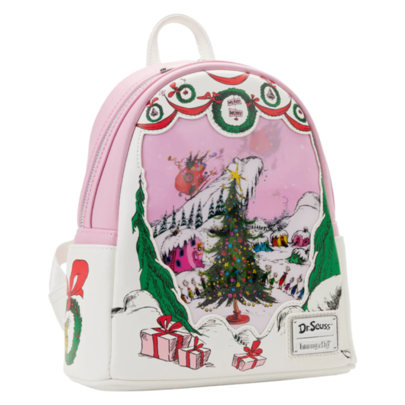 Sac à dos Grinch Dr seuss lenticular scene LOUNGEFLY