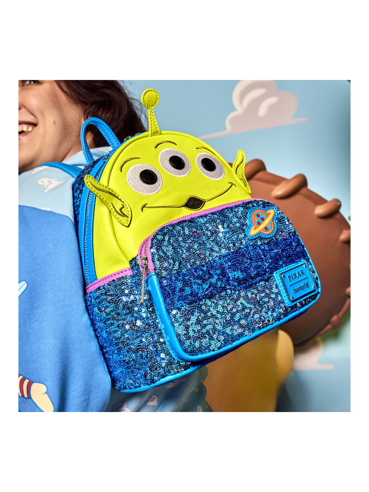 Sac à dos Exclusive Alien Sequin Cosplay Toy Story Mini LOUNGEFLY