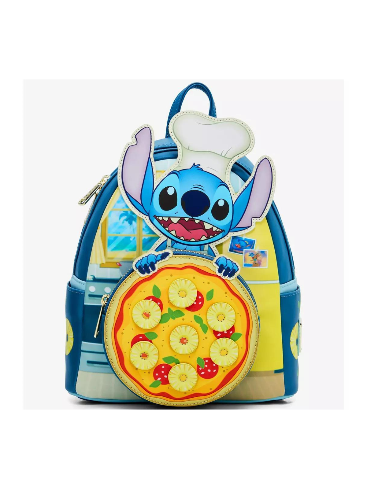 Sac à dos Pinneapple pizza scented Stitch LOUNGEFLY