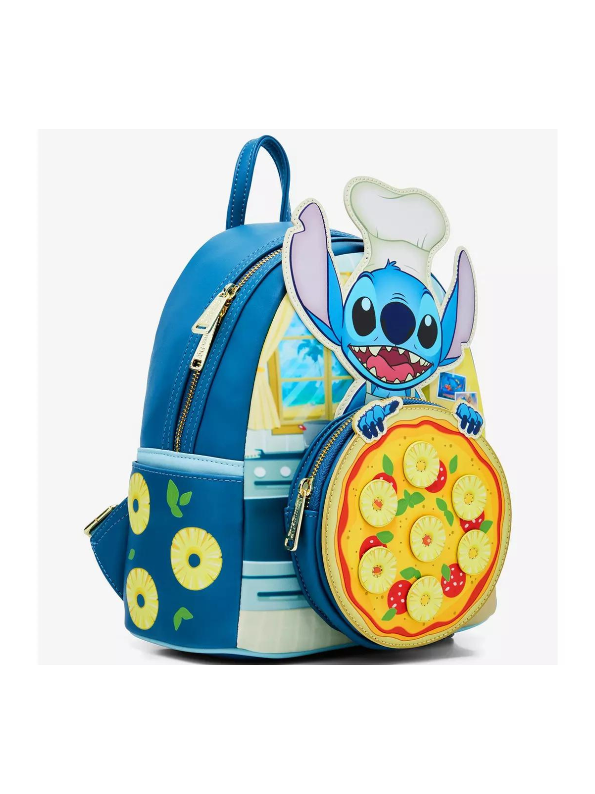 Sac à dos Pinneapple pizza scented Stitch LOUNGEFLY