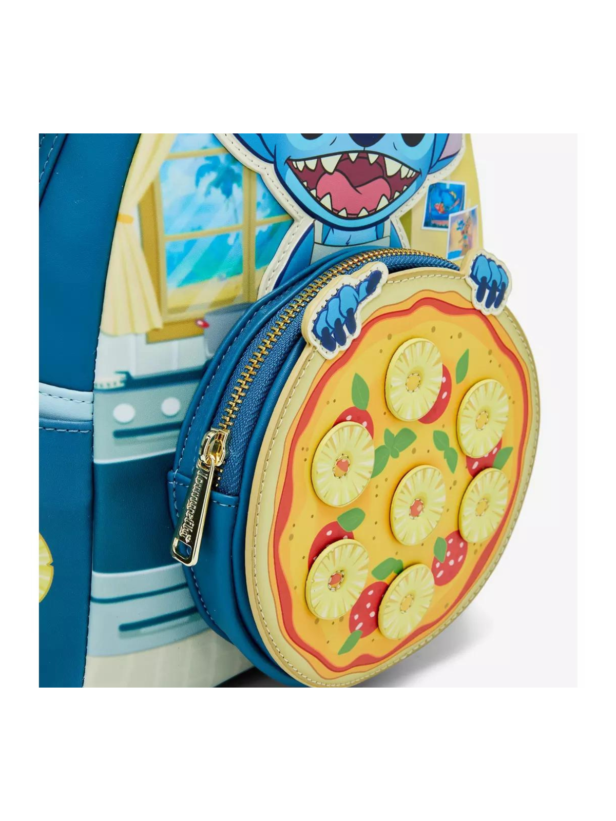 Sac à dos Pinneapple pizza scented Stitch LOUNGEFLY