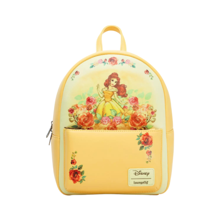 Sac à dos Belle roses La belle et la bête LOUNGEFLY