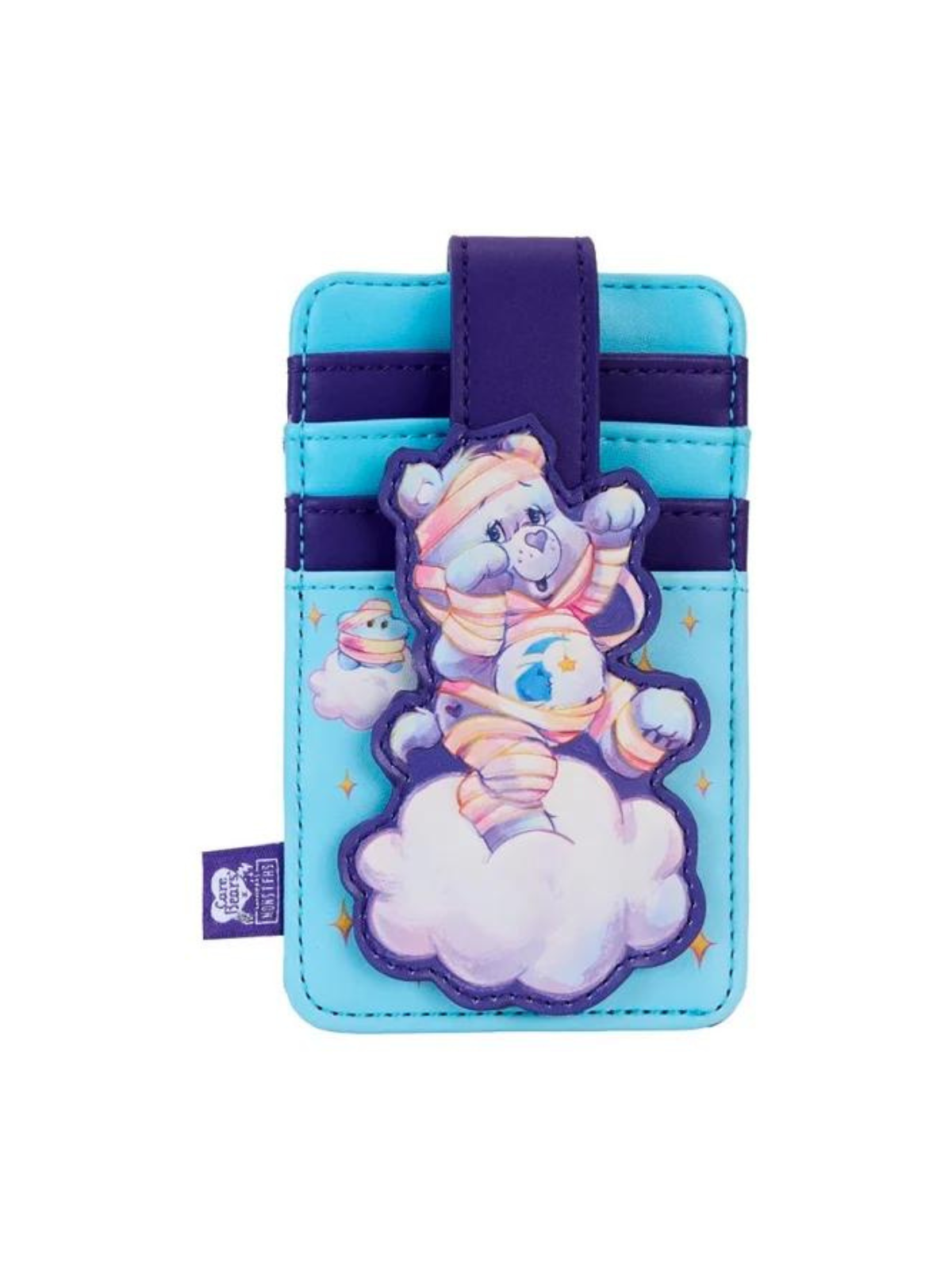 Porte cartes Carebears X Universal monsters Bisounours Mummy LOUNGEFLY