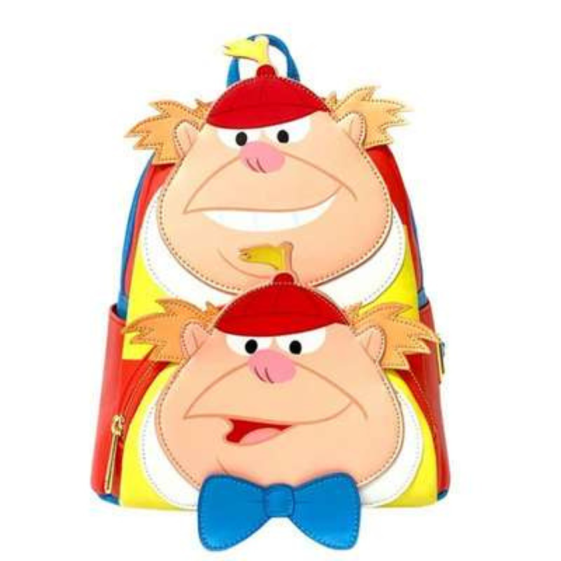 Sac à dos Tweedle de and tweedle dum cosplay Alice au pays des merveilles LOUNGEFLY