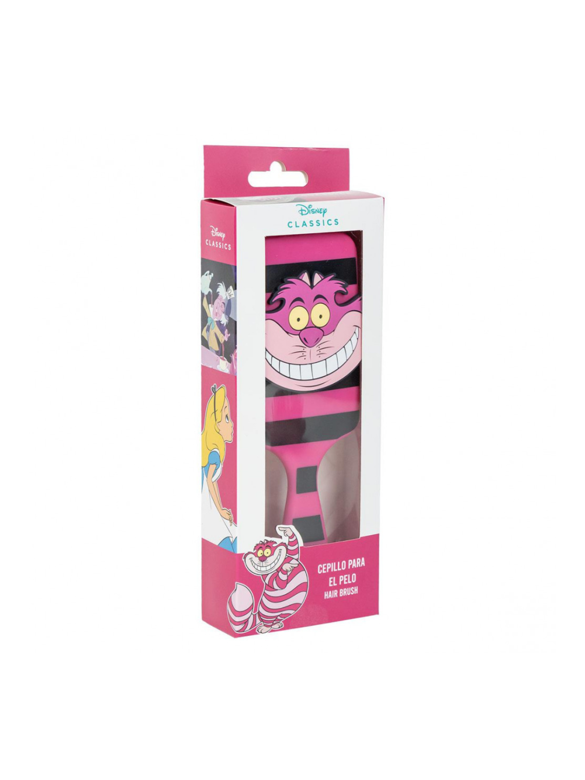 Brosse à cheveux Chat Cheshire  Alice au Pays des Merveilles