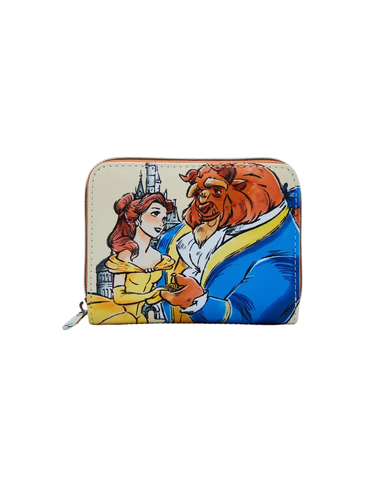 Porte Monnaie Couple Rose La Belle et la Bête Loungefly