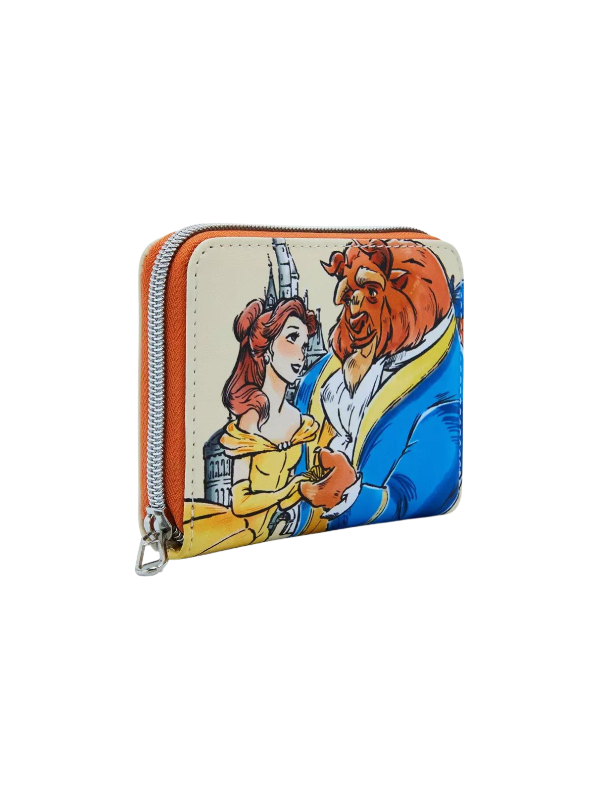 Porte Monnaie Couple Rose La Belle et la Bête Loungefly