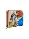 Porte Monnaie Couple Rose La Belle et la Bête Loungefly