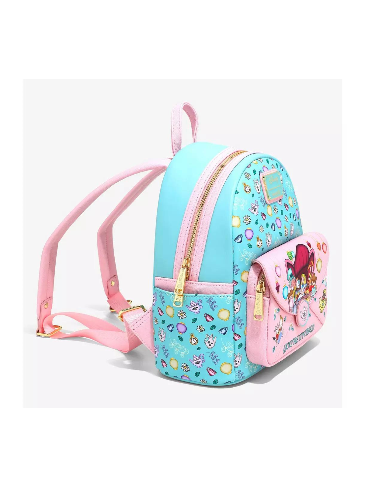 Sac à dos Mad Hatter and March are tea party Alice au pays des merveilles LOUNGEFLY