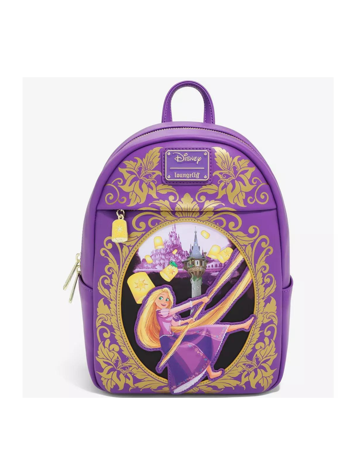 Sac à dos Purple and gold lantern Raiponce LOUNGEFLY