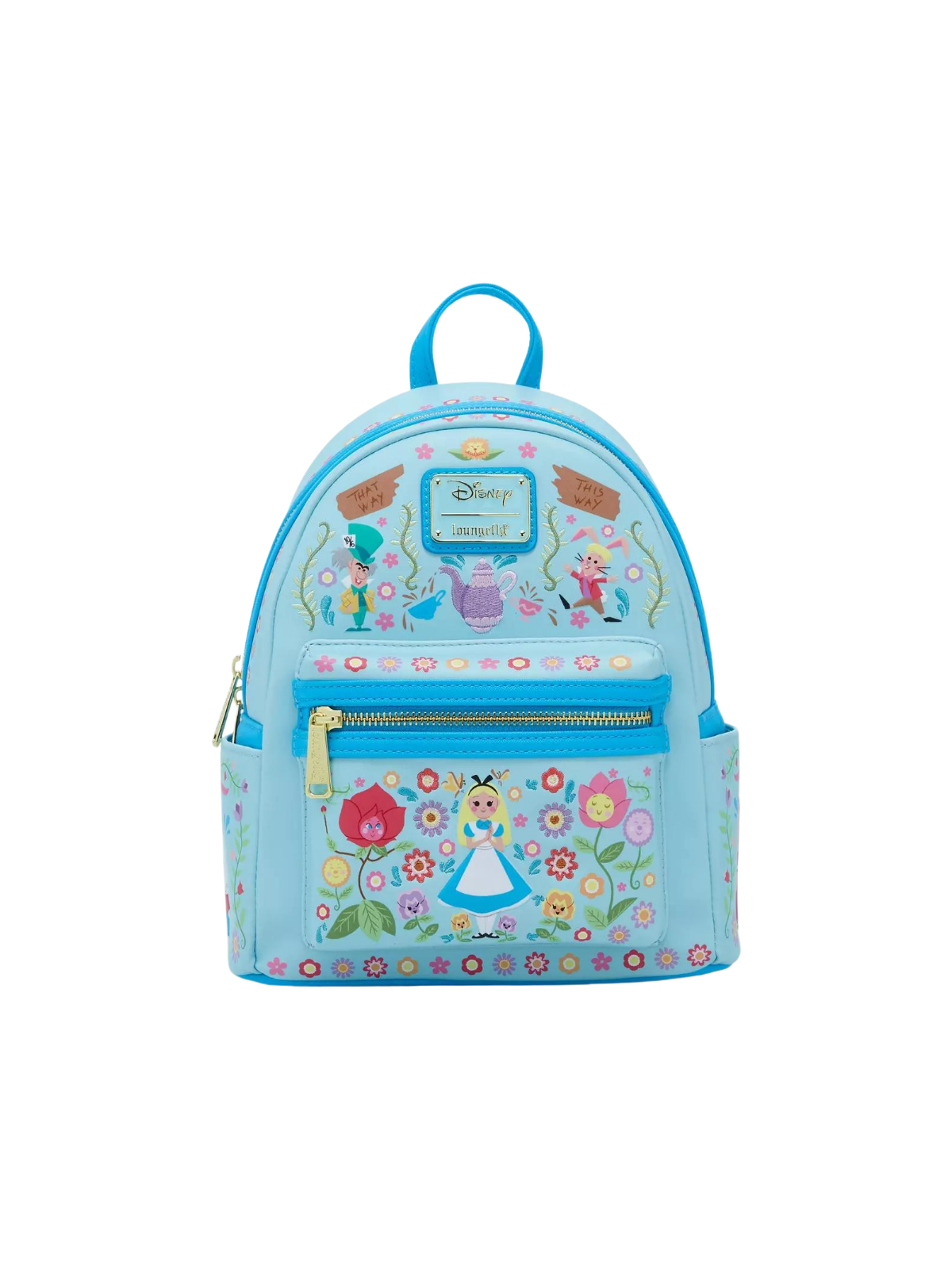 Sac à dos Flora Folk Art Alice au Pays des Merveilles Loungefly