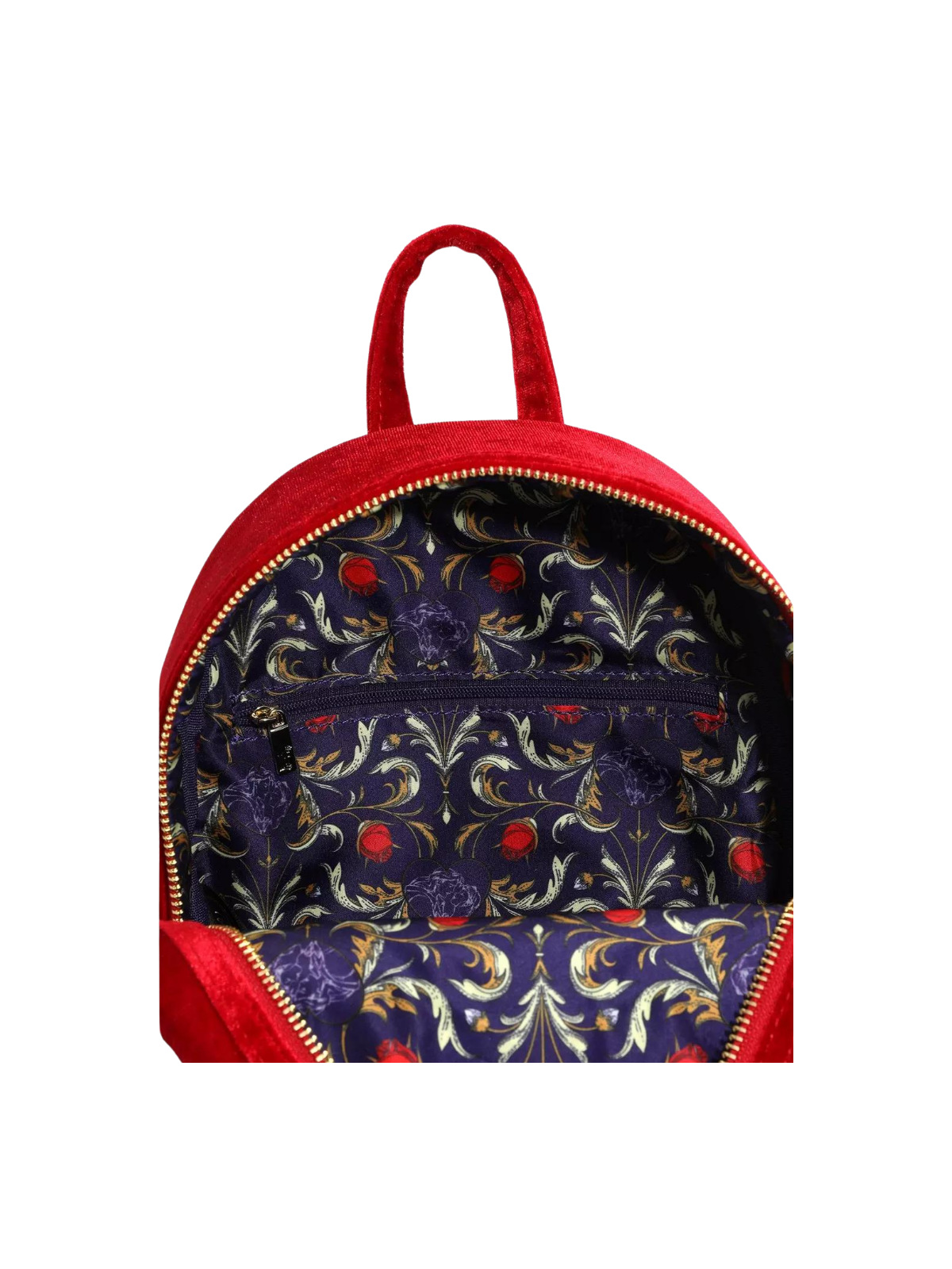 Sac à dos Portrait en vitrail La Belle et la Bête Loungefly
