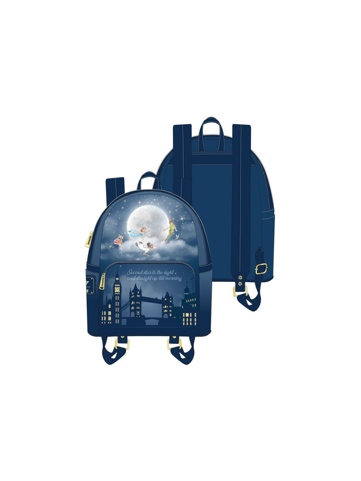 Sac à dos Second Star Glow Peter Pan LOUNGEFLY