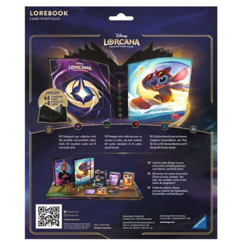 Portefolio Stitch A5 Disney LORCANA