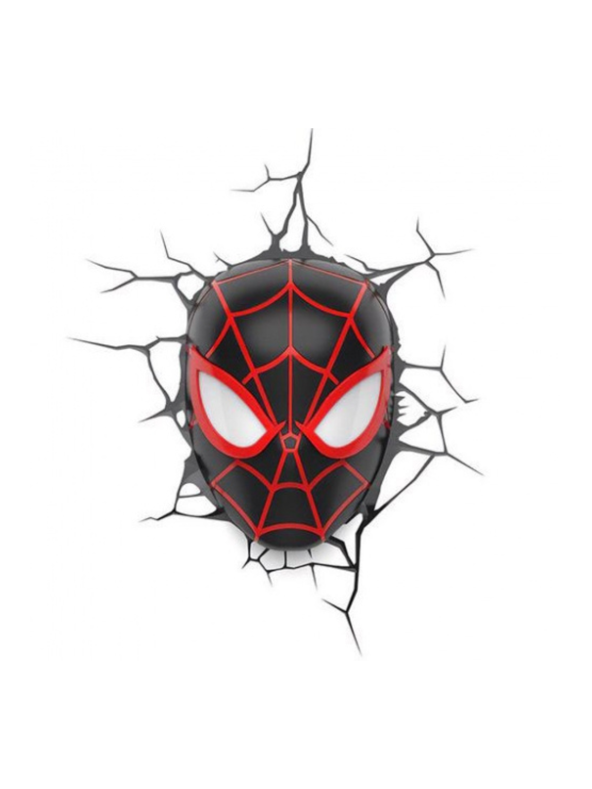Lampe 3D LED Miles Morales Face 3D Spiderman