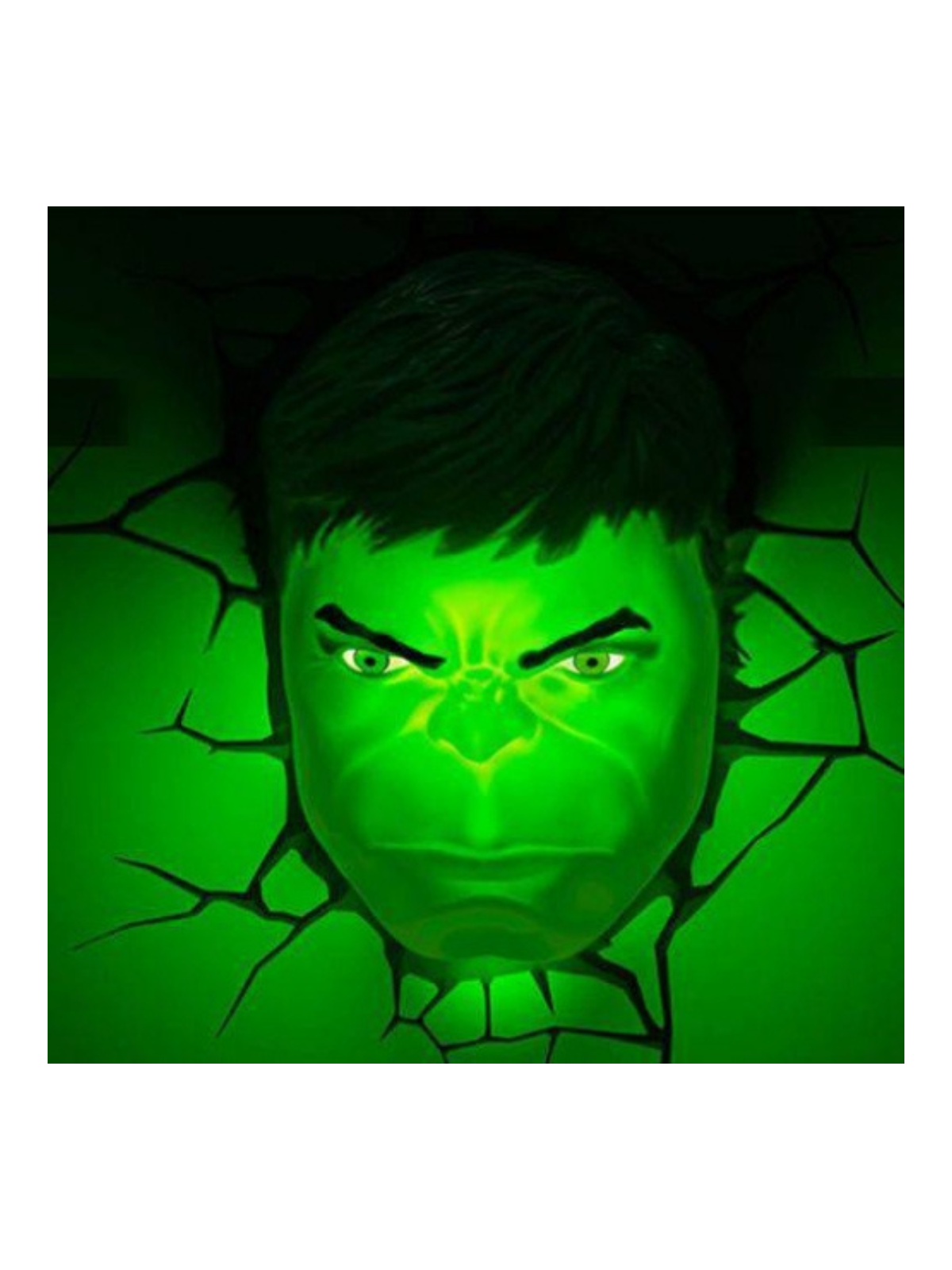 Lampe 3D Hulk Face Marvel