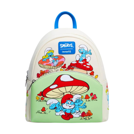 Sac à dos Mushroom Les Schtroumpfs LOUNGEFLY
