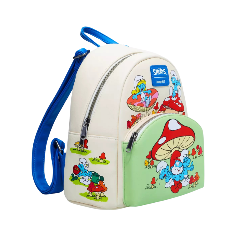 Sac à dos Mushroom Les Schtroumpfs LOUNGEFLY