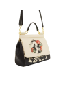Sac à main Floral Silhouette Portrait Cream Alice au Pays des Merveilles Loungefly