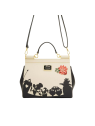 Sac à main Floral Silhouette Portrait Cream Alice au Pays des Merveilles Loungefly