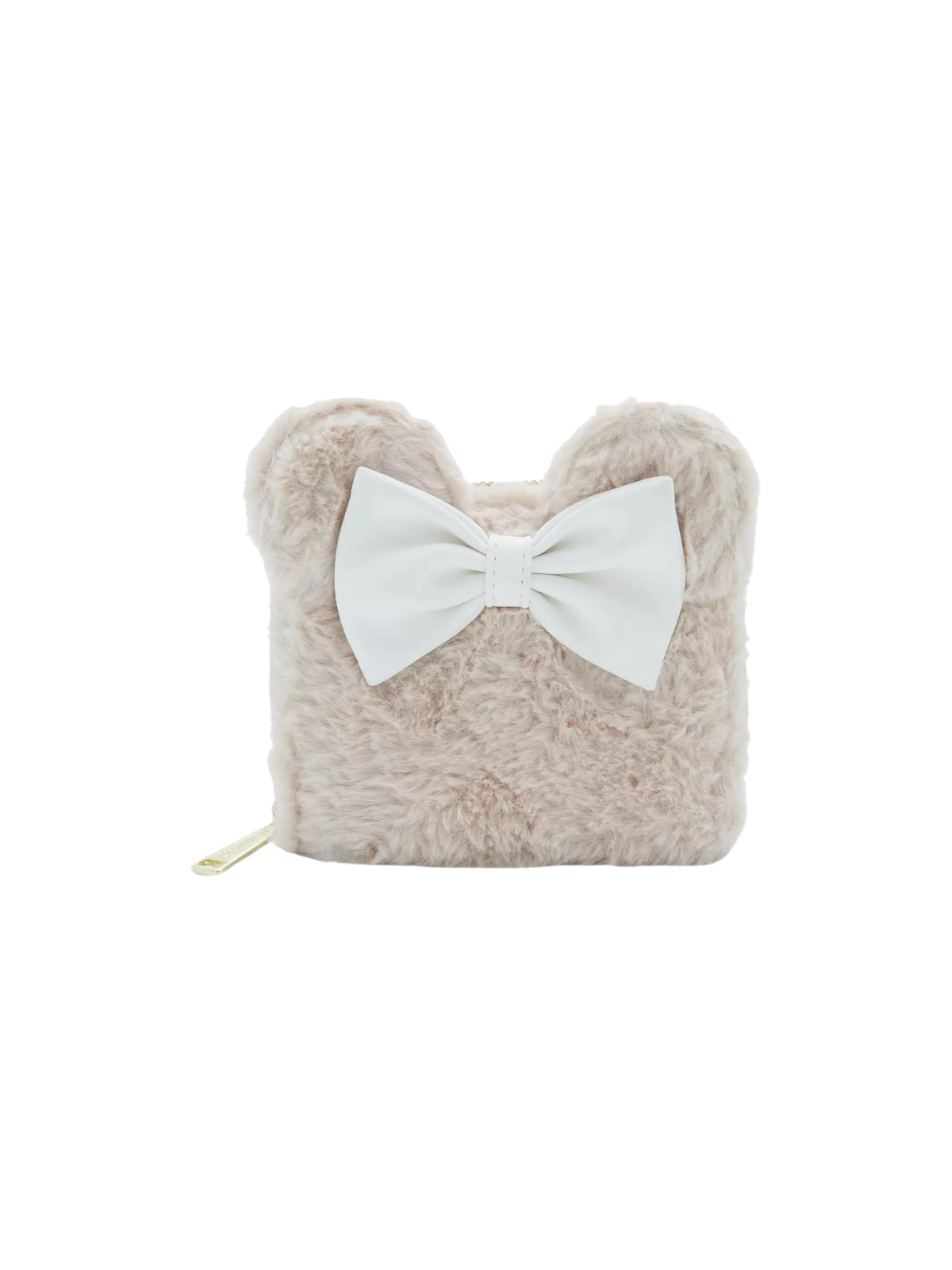 Porte Monnaie Faux Fur Figural Minnie Mouse Loungefly