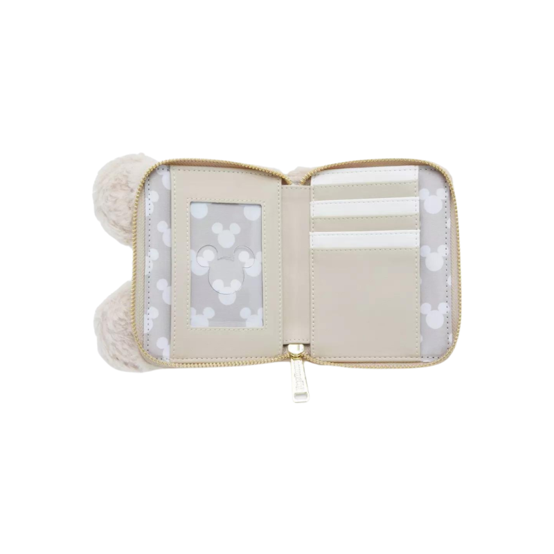 Porte Monnaie Faux Fur Figural Minnie Mouse Loungefly