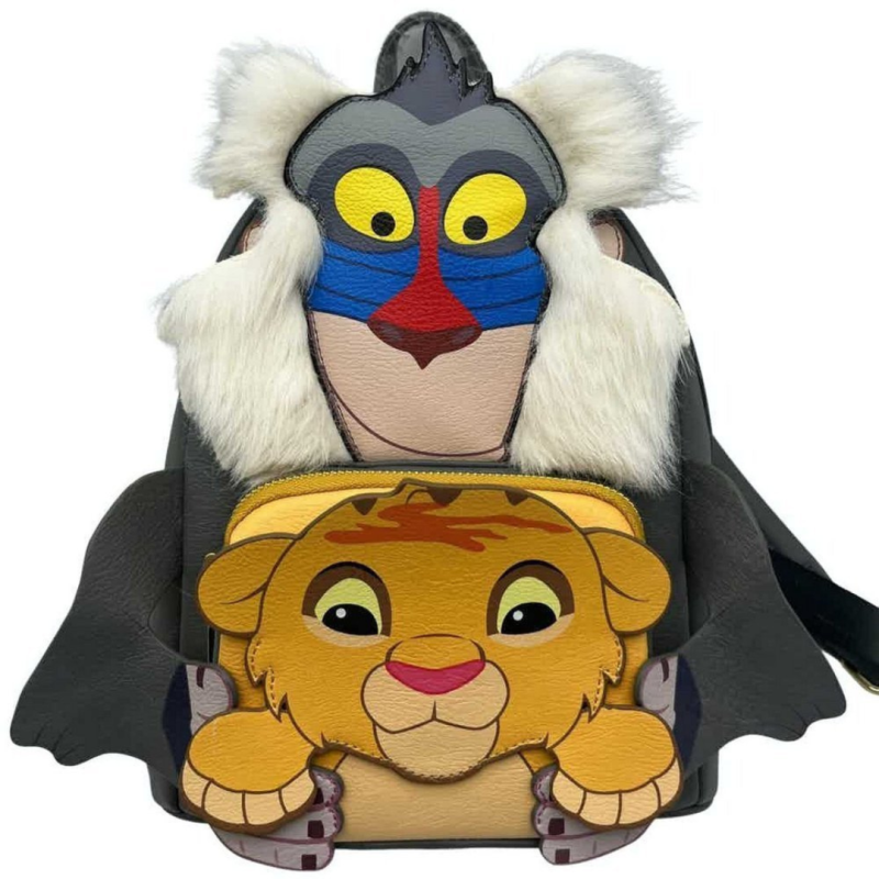 Sac à dos Rafiki & Simba cosplay Le roi lion LOUNGEFLY
