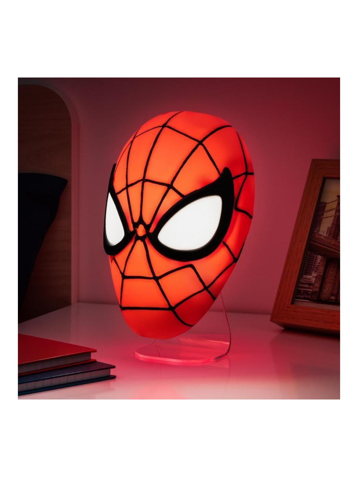 Lampe 3D Masque Spiderman
