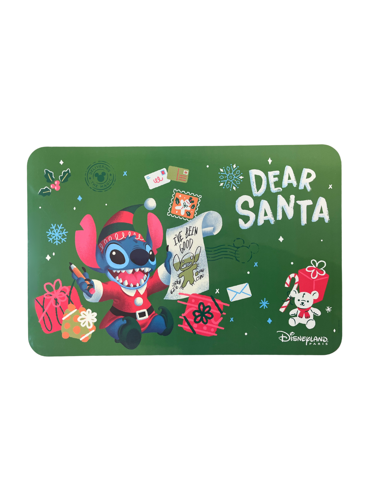 SET DE TABLE NOEL24 Stitch Lutin