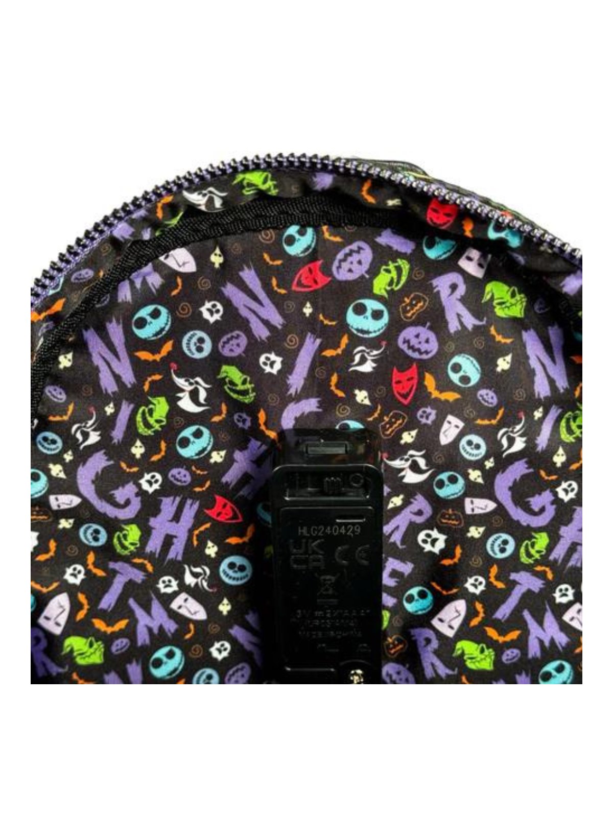 Sac à dos Oogie Boogie Lock Shock and barrel LOUNGEFLY