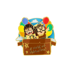 Pin's Carl & Ellie sliding Là-haut LOUNGEFLY