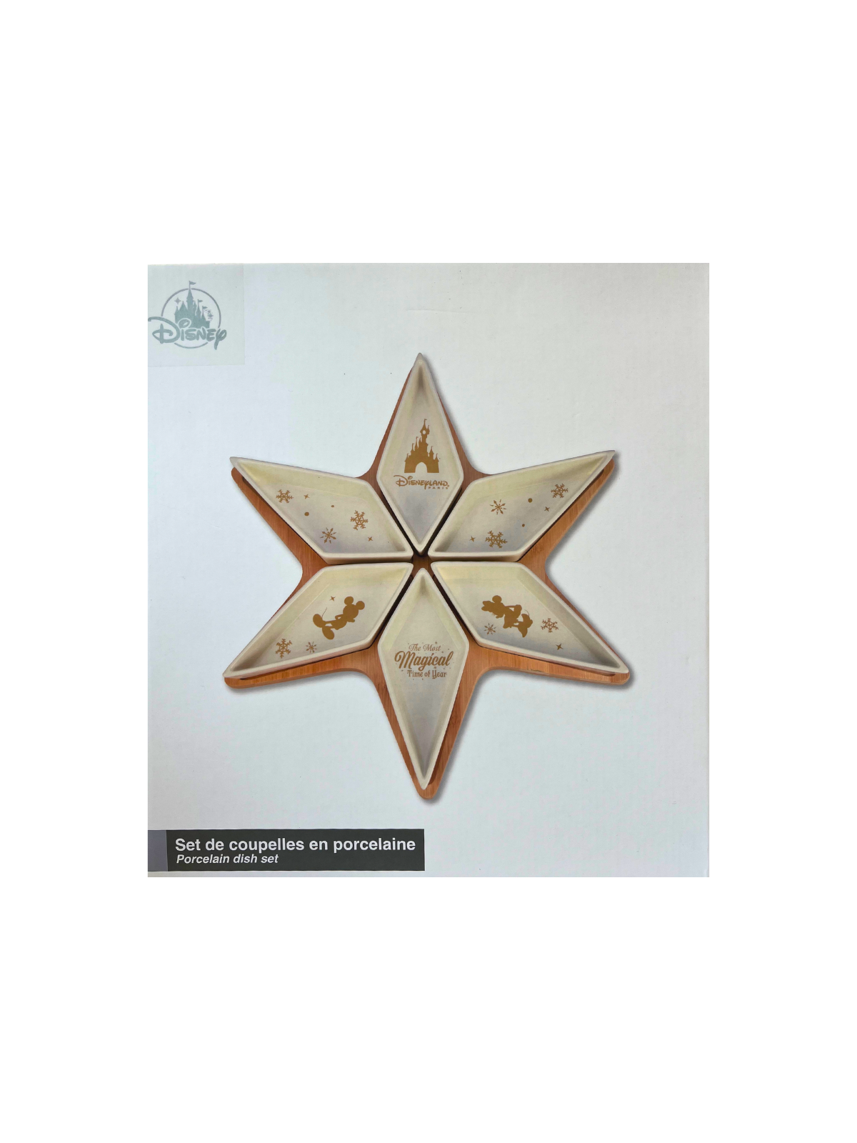 Set de coupelles en porcelaine Disneyland Paris