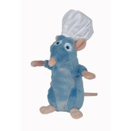 Peluche Rémy avec toque Ratatouille 20cm