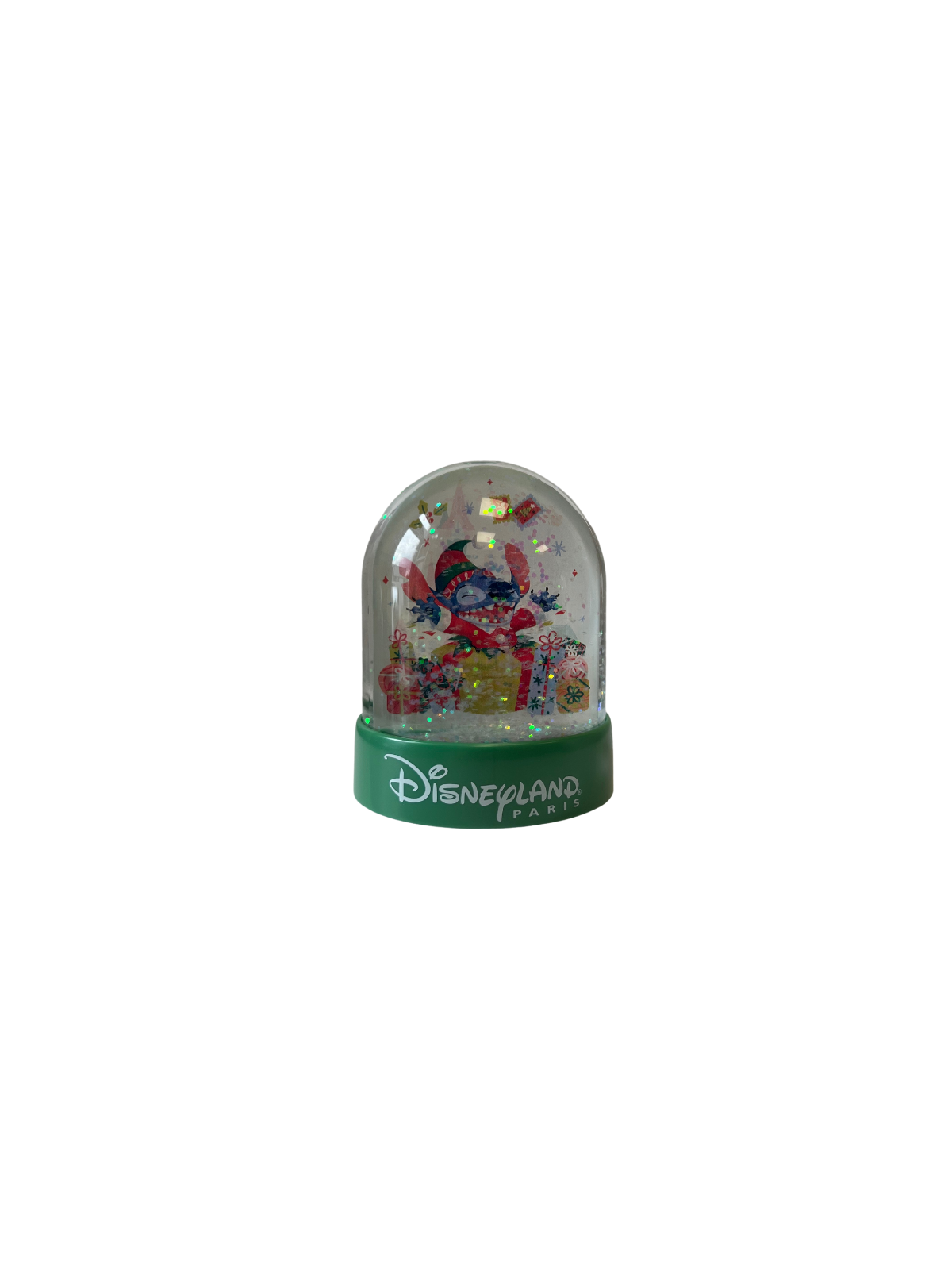 Boule à neige Mickey Minnie Stitch Joyeux Noël