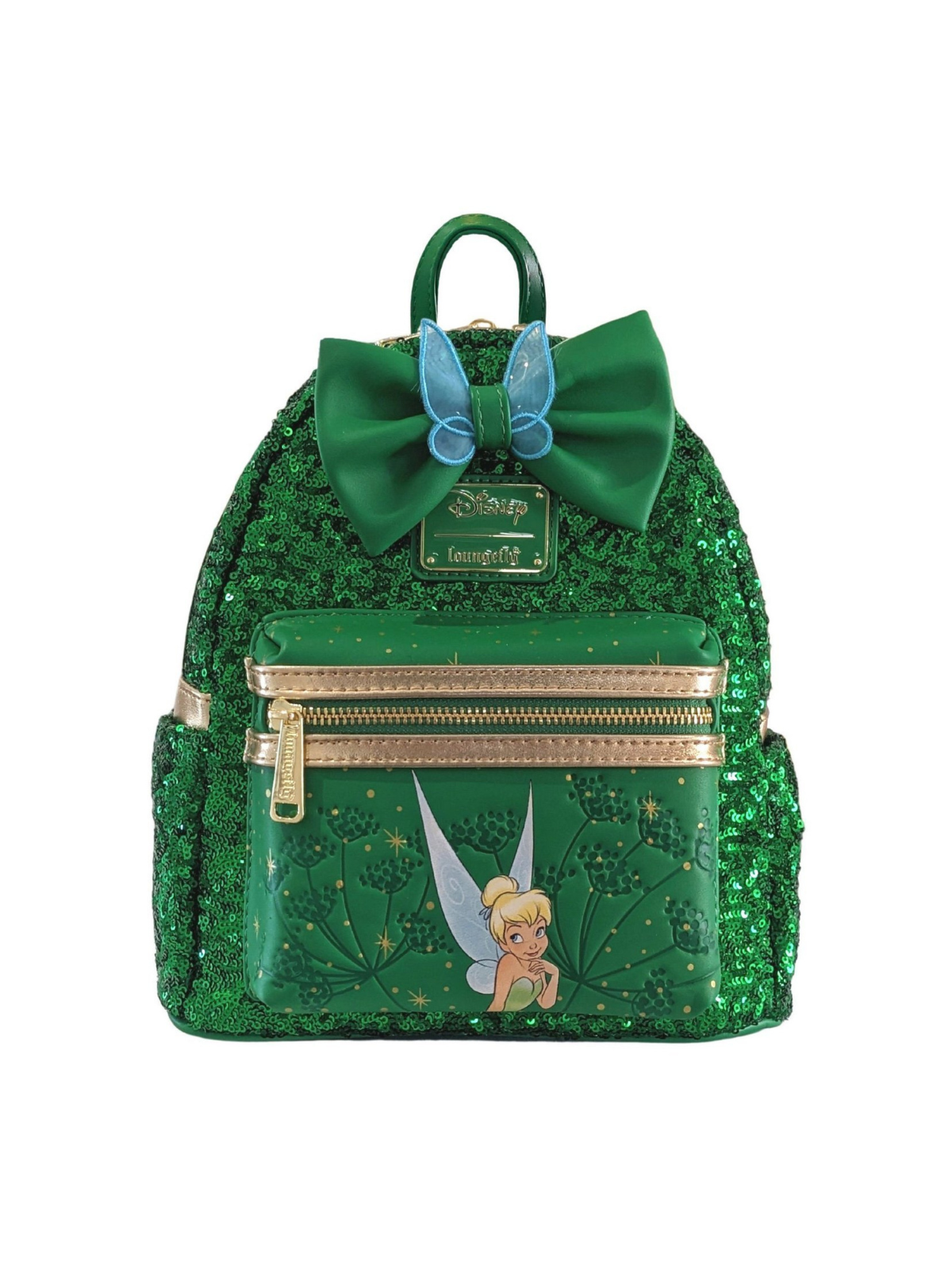 Sac à dos Fée clochette green sequins LOUNGEFLY