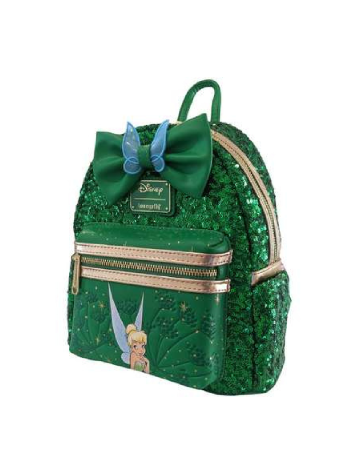 Sac à dos Fée clochette green sequins LOUNGEFLY