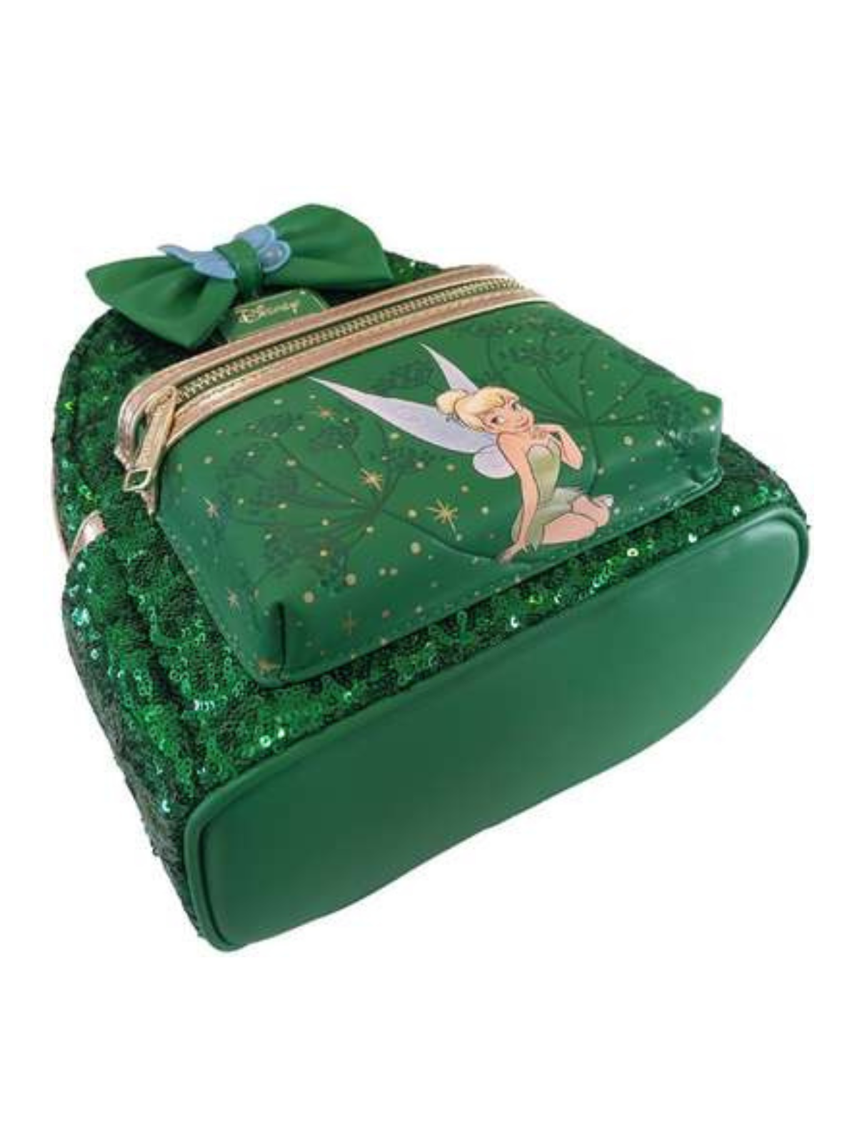 Sac à dos Fée clochette green sequins LOUNGEFLY