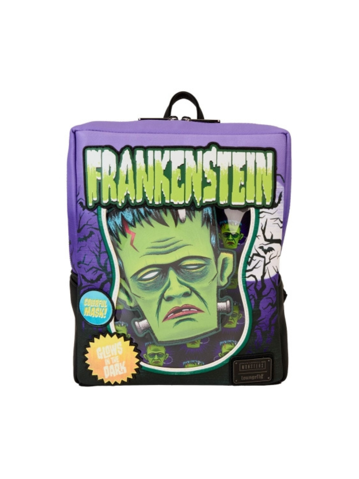 Sac à dos Frankenstein néon mask LOUNGEFLY