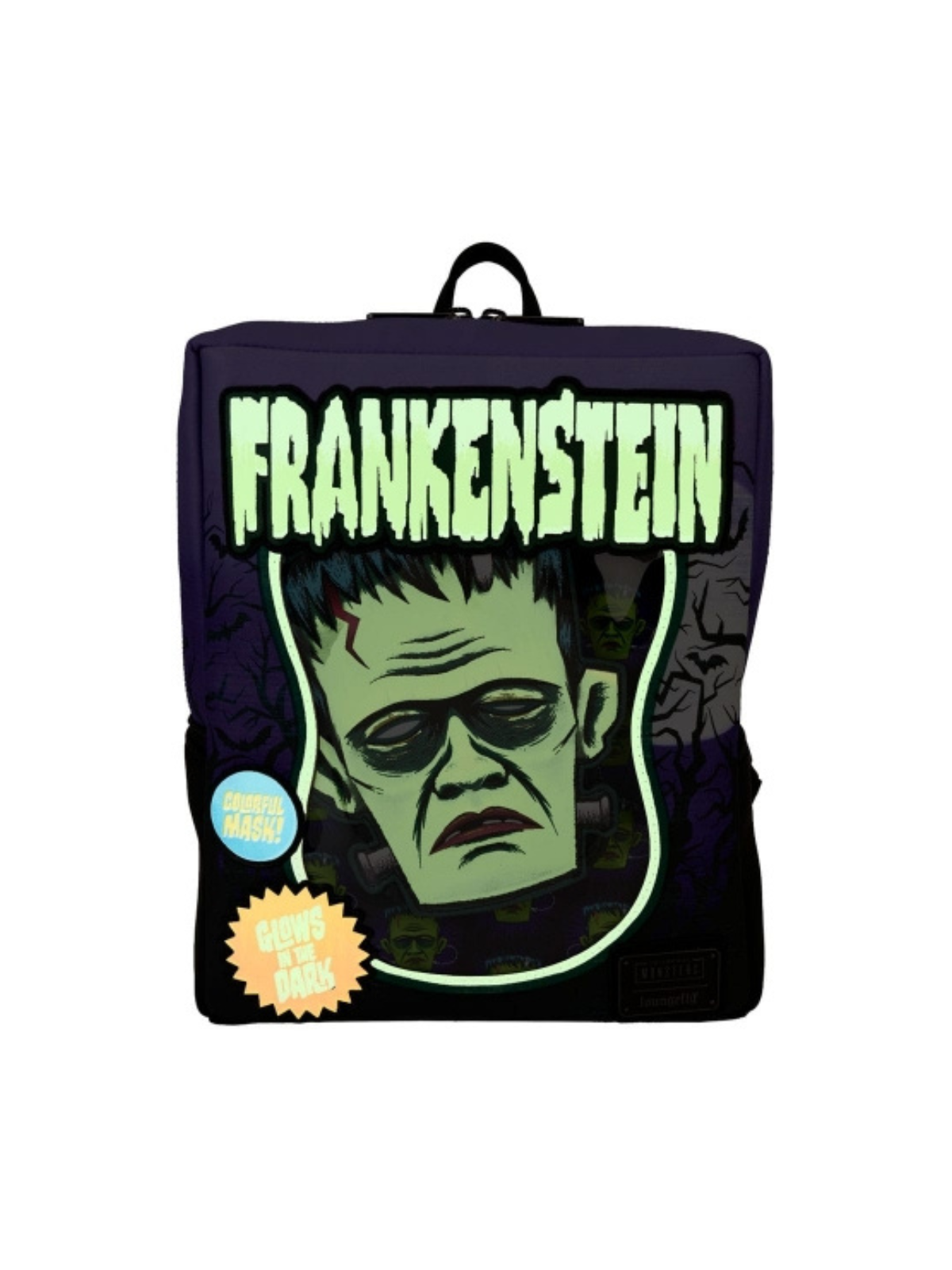 Sac à dos Frankenstein néon mask LOUNGEFLY