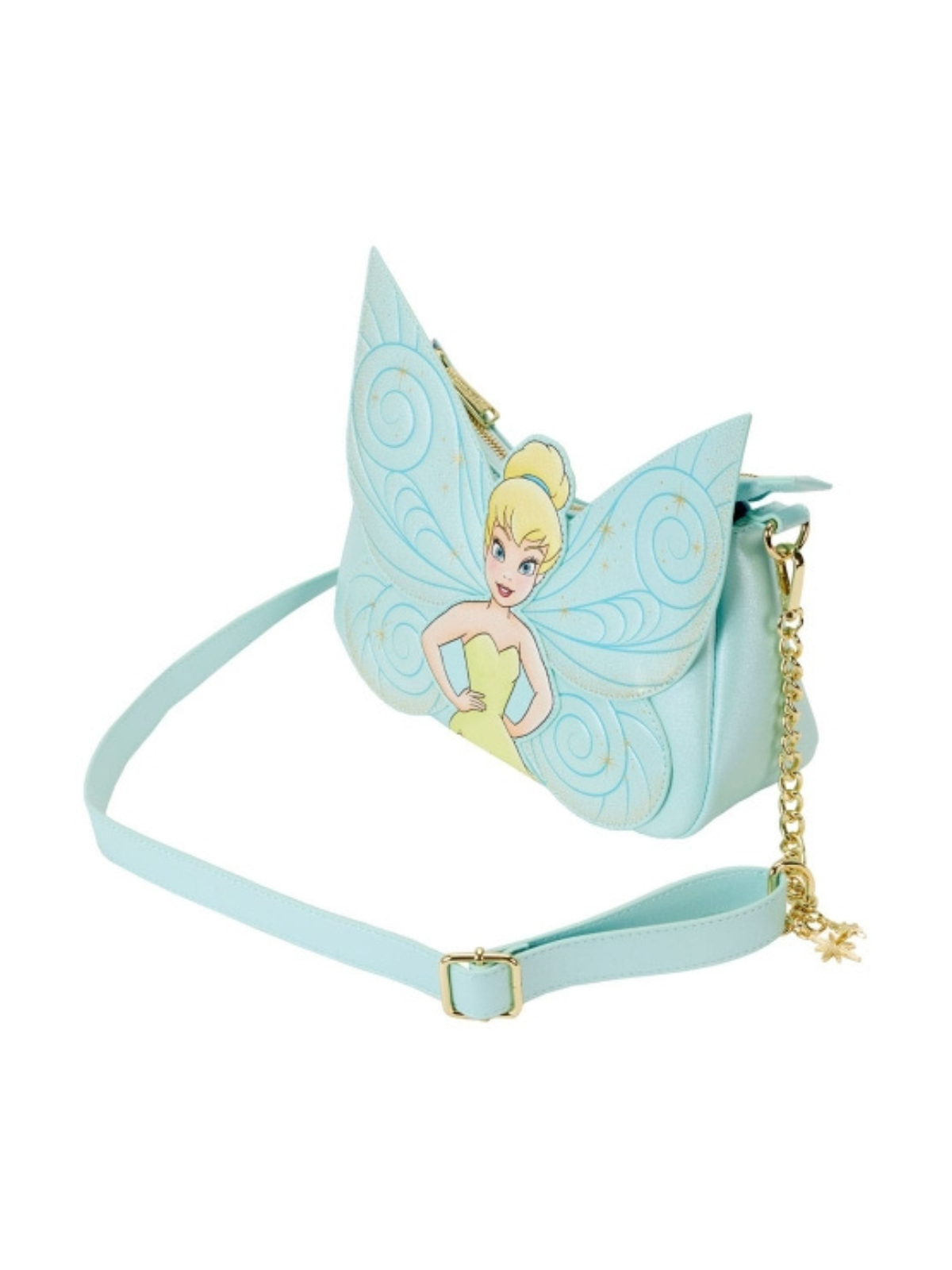 Sac à bandoulière Fée clochette glitter LOUNGEFLY