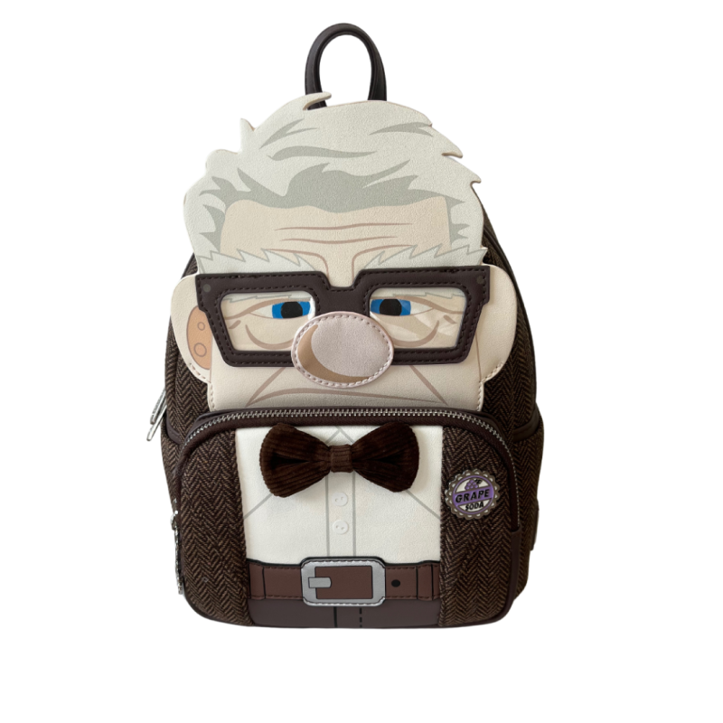 Sac à dos Carl Cosplay 2022 SDCC Loungefly vendu avec défaut sur l’avant du sac