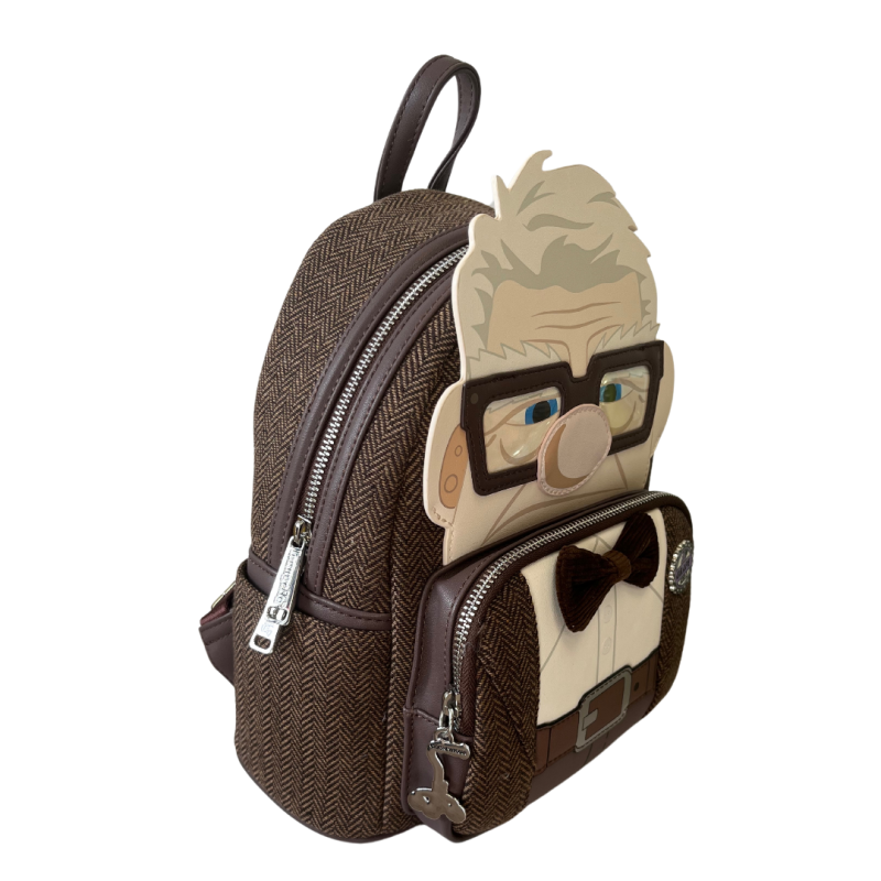 Sac à dos Carl Cosplay 2022 SDCC Loungefly vendu avec défaut sur l’avant du sac