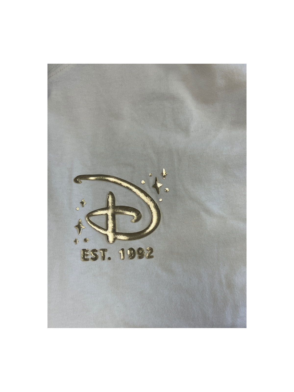 Spirit Jersey Gold Disneyland Paris