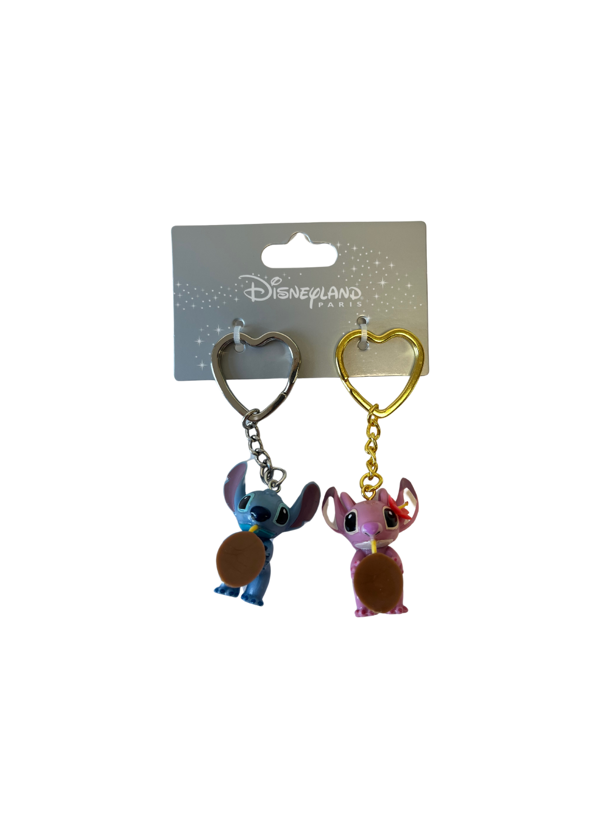Porte clés duo Stitch Angel Disneyland Paris