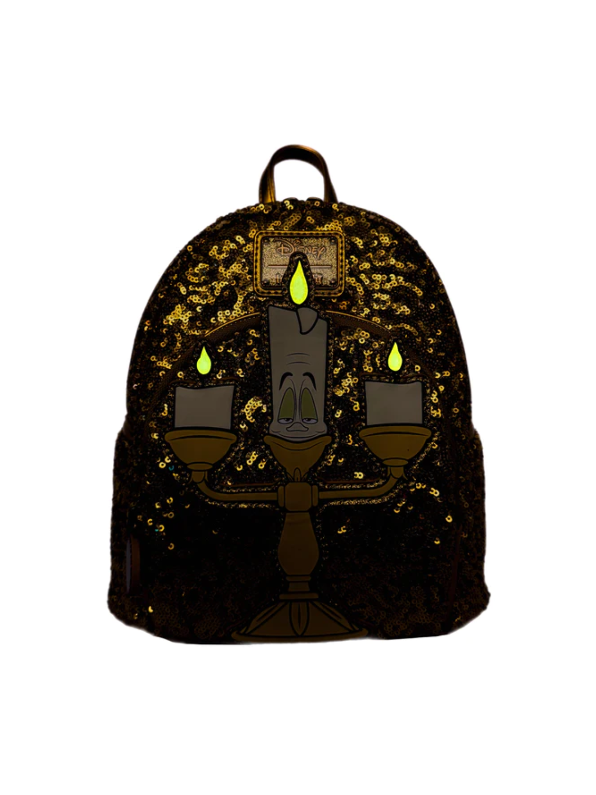 Sac à dos Lumière Sequins La belle & la bête LOUNGEFLY