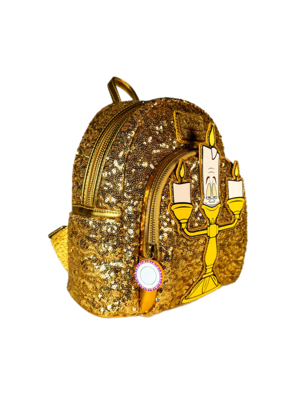 Sac à dos Lumière Sequins La belle & la bête LOUNGEFLY