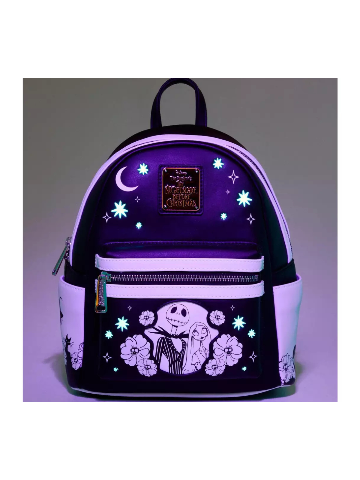 Sac à dos Jack & Sally floral l'étrange noël de Mr Jack LOUNGEFLY