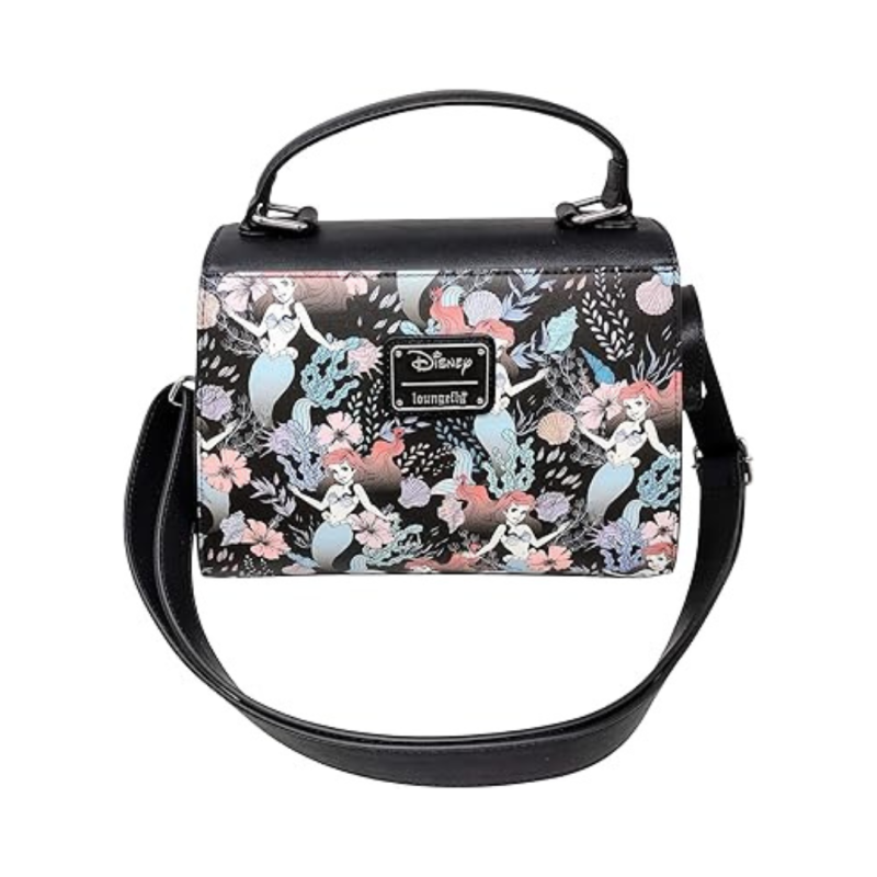 Sac à bandoulière floral print Ariel La Petite Sirène LOUNGEFLY