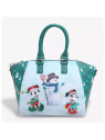 Sac à bandoulière Snowman Mickey & Minnie LOUNGEFLY