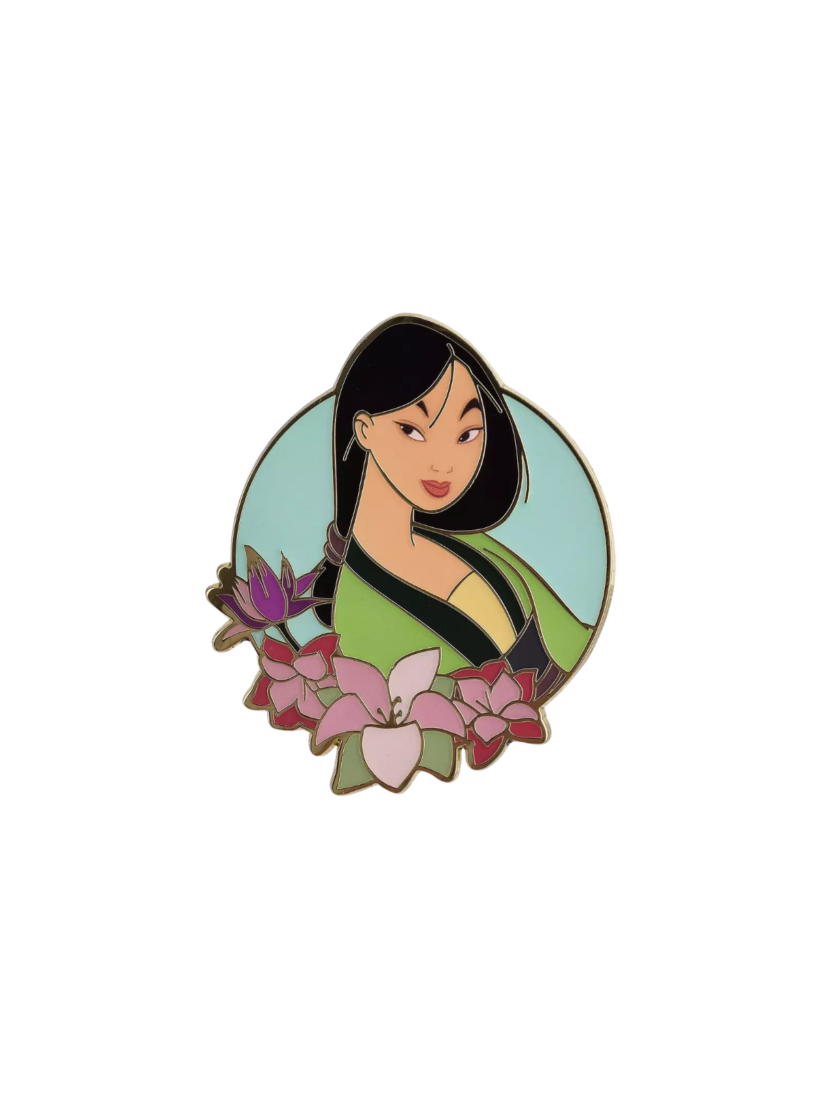 Pin's Mulan Flower Portrait Disney